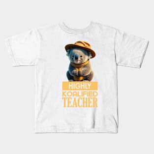 Just a Highly Koalified Teacher Koala 7 Kids T-Shirt